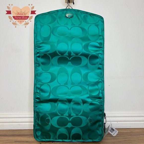 💚Coach Signature Fabric-Nylon Cosmetic Travel Bag💚 - Picture 5 of 16